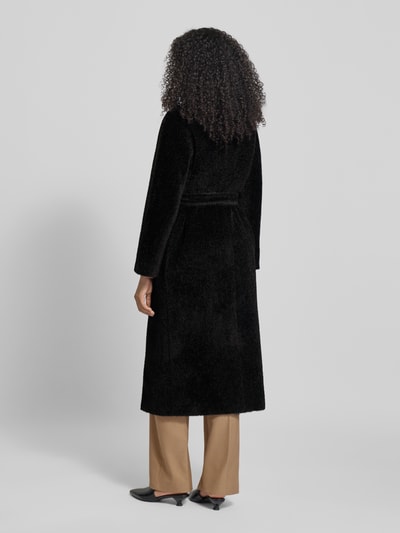 Max Mara Studio Płaszcz wełniany z mieszanki wełny z alpaki model ‘FERITO’ Czarny 5