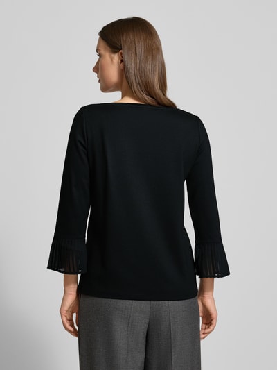 s.Oliver BLACK LABEL Bluzka z długim rękawem o kroju relaxed fit z mieszanki wiskozy Czarny 5