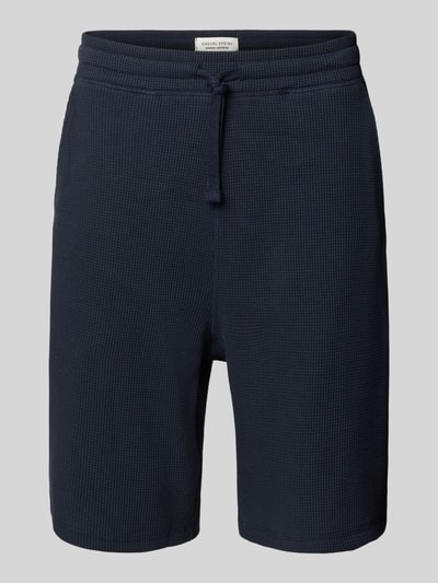 Casual Friday Shorts mit Strukturmuster Modell 'ULFO' Marine 2