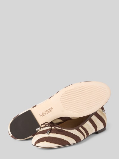 Lauren Ralph Lauren Ballerinas mit Schleifen-Applikation Modell 'JAYNA' Offwhite 4