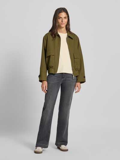 s.Oliver RED LABEL Regular fit T-shirt van puur katoen Zand - 1