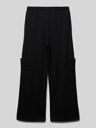 Tom Tailor Regular fit sweatpants met cargozakken Zwart - 3