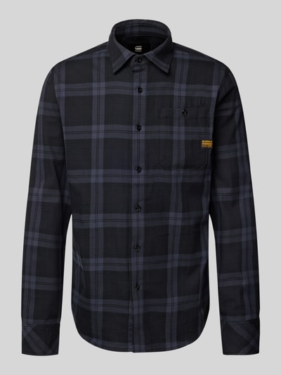 G-Star Raw Slim fit vrijetijdsoverhemd met kentkraag, model 'Bristum 2.0' Donkerblauw - 2