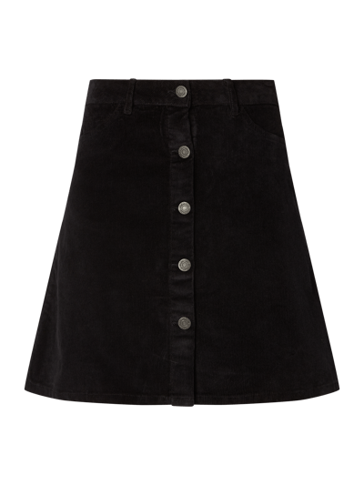 Noisy May Rok van corduroy Zwart - 2