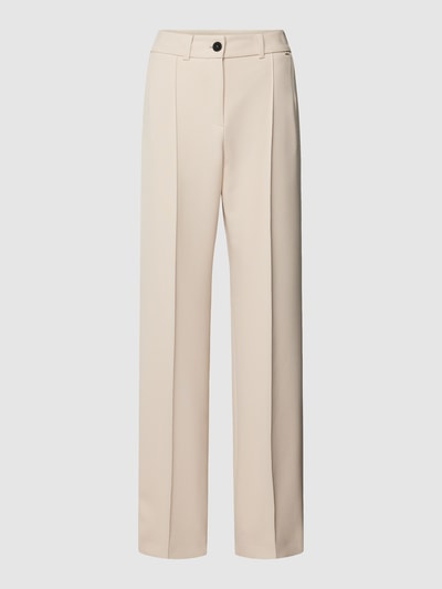 JOOP! Stoffen broek met vaste persplooien Beige - 2