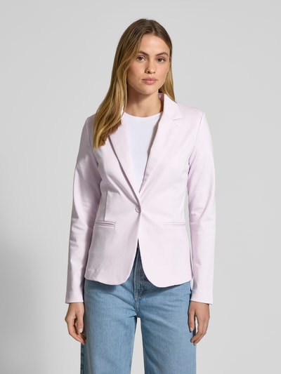 ICHI Slim Fit Blazer mit Paspeltaschen Modell 'KATE' Hellrosa 4