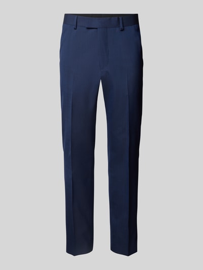 Tiger Of Sweden Regular fit pantalon met persplooien, model 'Tordon' Koningsblauw - 2