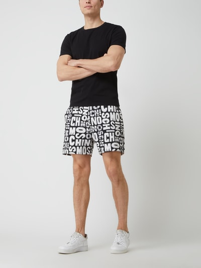 Moschino Swim + Underwear T-shirt w zestawie 2 szt. Czarny 1