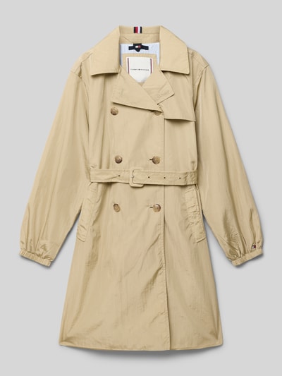 Tommy Hilfiger Teens Trenchcoat met tailleriem Camel - 1