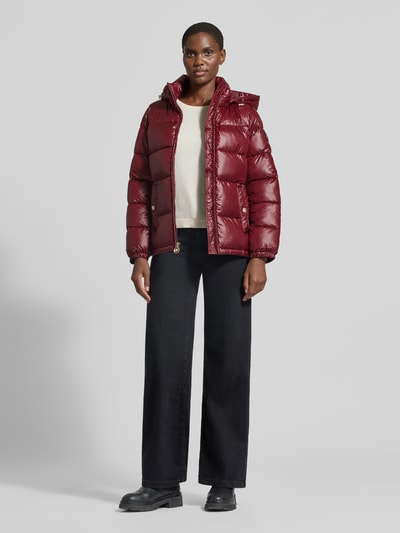 MICHAEL Michael Kors Regular Fit gewatteerd jack met logo-embleem Bordeaux - 1