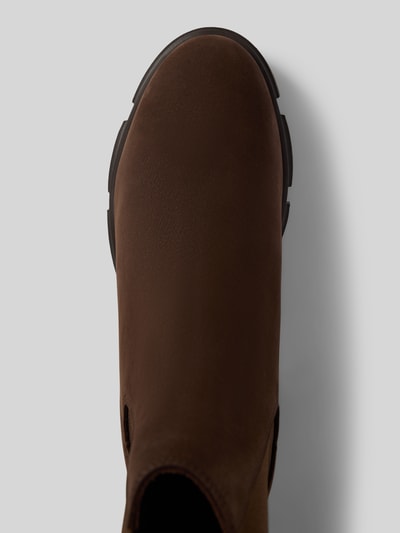 Copenhagen Stiefel aus echtem Leder mit Logo-Detail Schoko 3