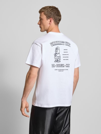 Carhartt Work In Progress T-shirt z okrągłym dekoltem Biały 4