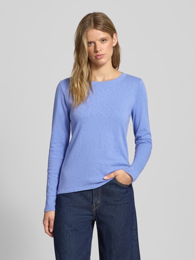 Marc O'Polo Denim Regular Fit Langarmshirt aus reiner Baumwolle Bleu 4