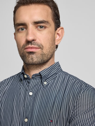 Tommy Hilfiger Regular Fit Freizeithemd aus reiner Baumwolle Black 3