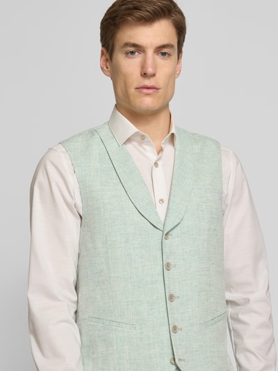CG - Club of Gents Weste mit Leistentaschen Modell 'Paddy' Mint 3