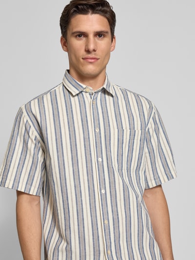 Forét Vrijetijdsoverhemd met knoopsluiting, model 'COSMOS' Offwhite - 3