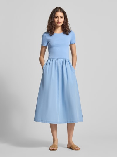 Marc O'Polo DENIM Slim Fit Freizeitkleid aus Baumwoll-Mix Hellblau 4