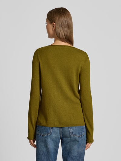 Marc O'Polo Regular Fit Strickpullover aus  Schurwoll-Mix  Oliv 5