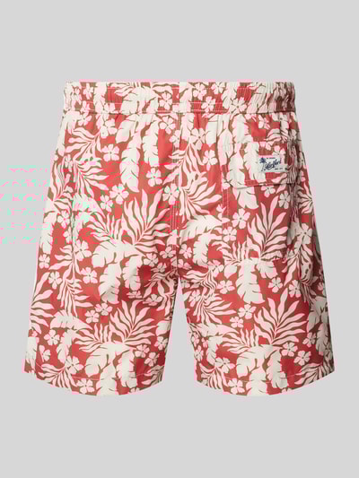 Hartford Badehose mit elastischem Bund Rot 3