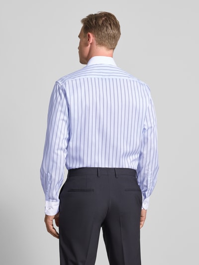 ETERNA Modern fit zakelijk overhemd met haaikraag Bleu - 5