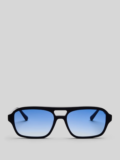MessyWeekend Pilot Sonnenbrille Modell 'BURT' BLACK 2