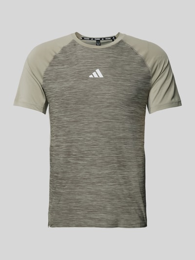 Adidas Training T-Shirt mit Logo-Print Oliv 2