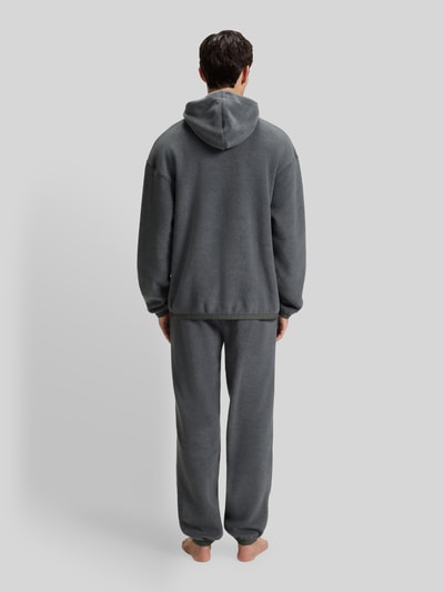 HUGO Relaxed Fit Hoodie mit Viskose-Anteil Anthrazit 5