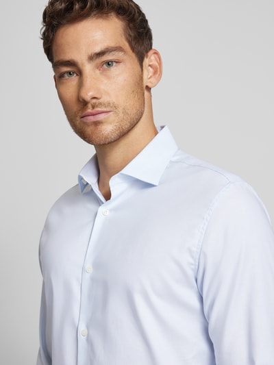 Jack & Jones Premium Slim fit vrijetijdsoverhemd met kentkraag, model 'PARKER' Lichtblauw - 3