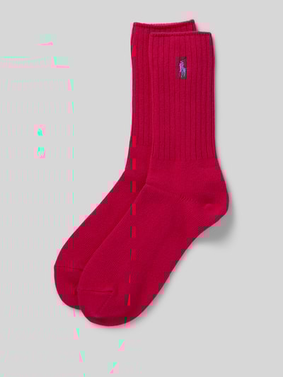 Polo Ralph Lauren Sokken met logostitching Felroze - 1