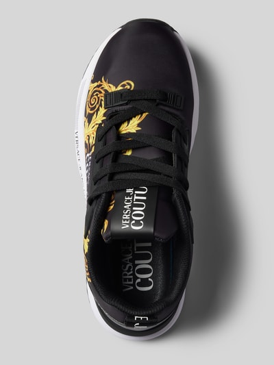 Versace Jeans Couture Sneaker mit Label-Motiv-Print Modell 'FONDO DYNAMIC' Black 4