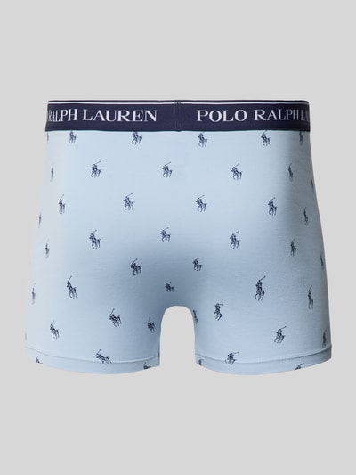 Polo Ralph Lauren Underwear Trunks mit Label-Bund im 3er-Pack Rauchblau 3