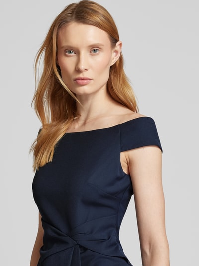 Lauren Ralph Lauren Off-Shoulder-Kleid mit Nahtreißverschluss Modell 'SARAN' Marine 3