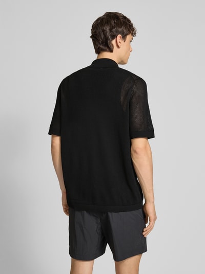 Calvin Klein Underwear Regular fit vrijetijdsoverhemd in semi-transparant design Zwart - 5