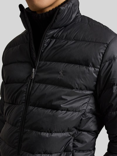 Polo Ralph Lauren Kurtka pikowana w kroju regular fit z wyhaftowanym logo Czarny 3