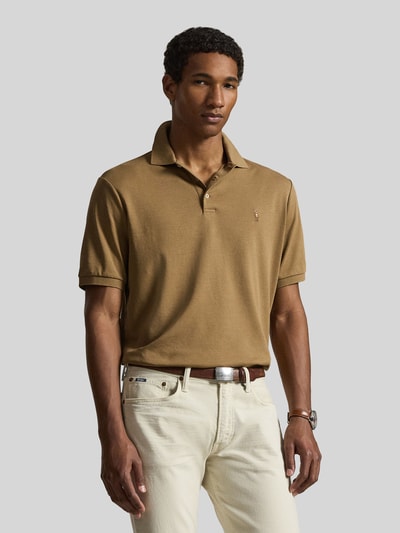 Polo Ralph Lauren Koszulka polo z czystej bawełny o kroju regular fit Średniobrązowy 4