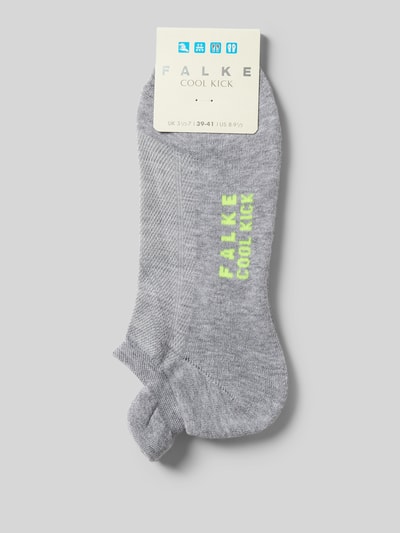 Falke Sneakersocken mit Label-Print Hellgrau 3