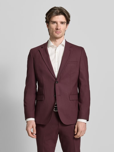 HUGO Garnitur o kroju slim fit z mieszanki wełny Model 'ARTI-HESTEN' Bordowy 4