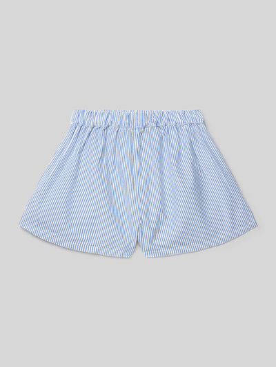 Garcia Shorts mit Logo-Stitching und elastischem Bund Bleu 3