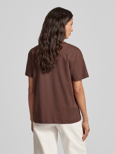 Stefanel T-shirt met ronde hals Donkergrijs - 5