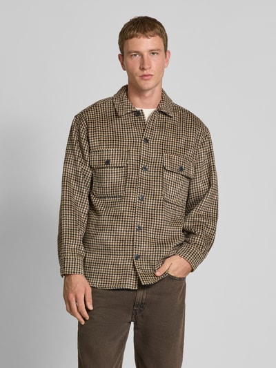 Jack & Jones Regular Fit Hemdjacke mit Brusttaschen Modell 'BRADLEY' Sand 4