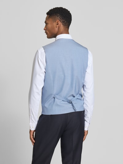s.Oliver BLACK LABEL Regular Fit Anzugweste mit Viskose-Anteil Bleu 5