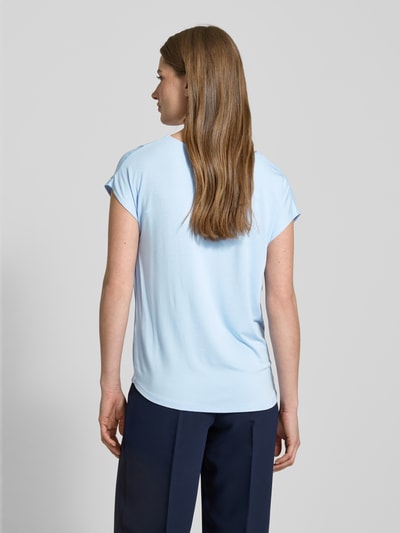 More & More T-shirt met kapmouwen Bleu - 5