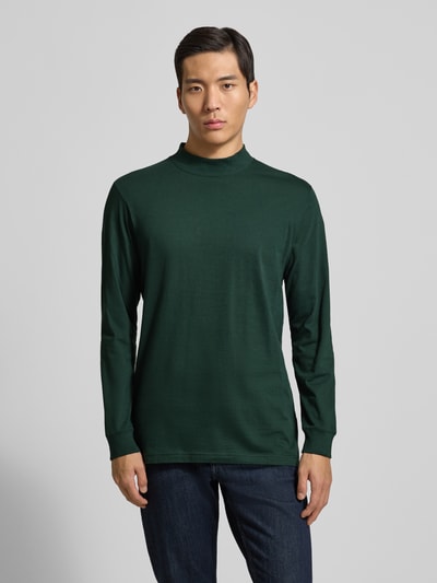 RAGMAN Shirt met lange mouwen en ribboorden Flessengroen - 4