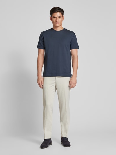 Hiltl Spodnie o kroju slim fit w kant model ‘Porter’ Gliniany 1