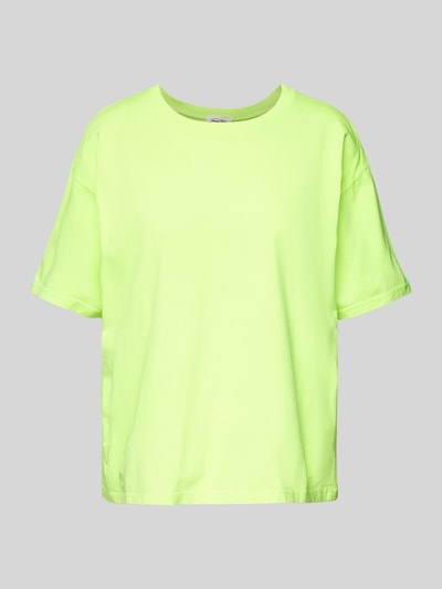 American Vintage Loose Fit T-Shirt aus reiner Baumwolle Modell 'FIZVALLEY' Neon Gelb 2