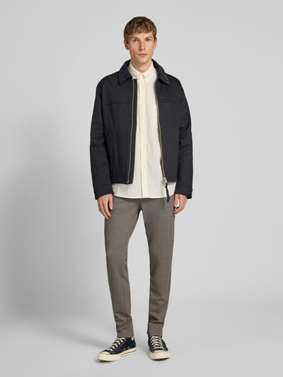 Only & Sons Slim fit chino van viscosemix, model 'MARK' Lichtbruin - 1