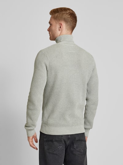 Jack & Jones Premium Rollkragenpullover mit Label-Detail Modell 'VIGGO' Schilf 5