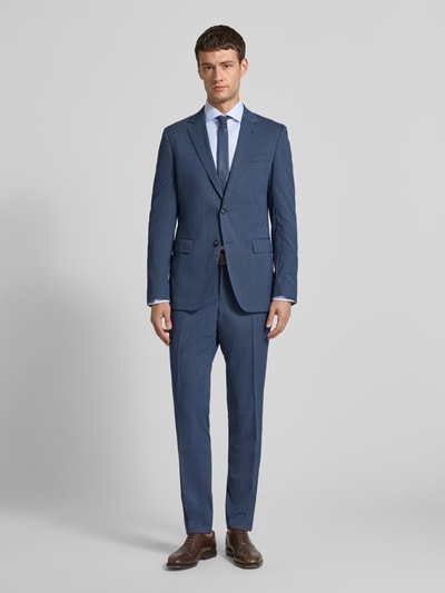 SEIDENSTICKER Koszula biznesowa o kroju slim fit z kołnierzykiem typu kent Błękitny 1