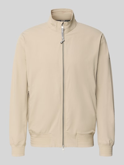 Produktfoto, Blouson mit Zweiwege-Reißverschluss Modell 'SCRIP' von CINQUE aus Baumwoll-Mix mit Stretch-Anteil in Beige, Regular-Fit
