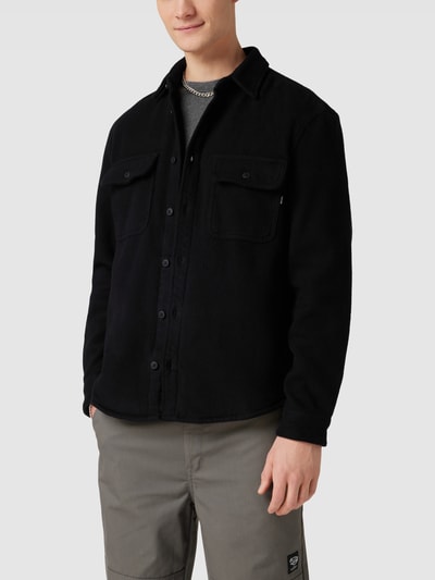 REVIEW Hemdjacke mit Brusttaschen Black 4